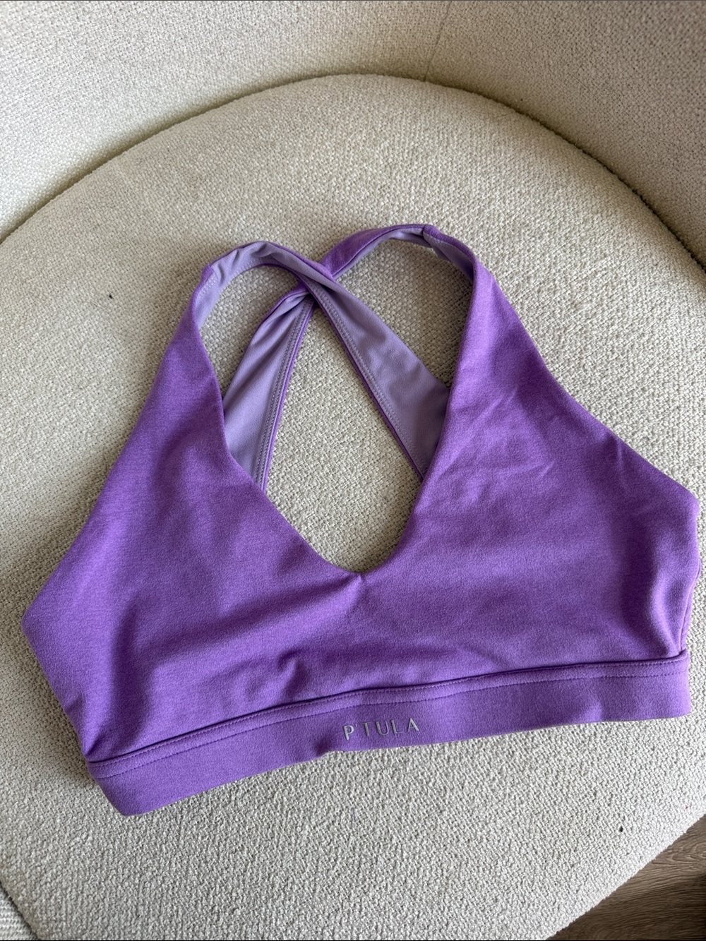 P'tula Vibrant Purple Supportive Sports Bra